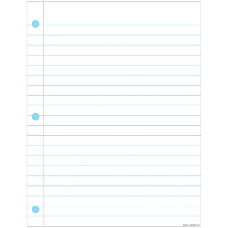 ASHLEY PRODUCTIONS Smart Poly™ Notebook Page Chart, Dry-Erase Surface, 17in x 22in 92001